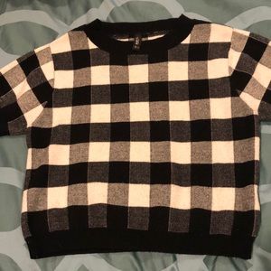 Checkered Crop Top